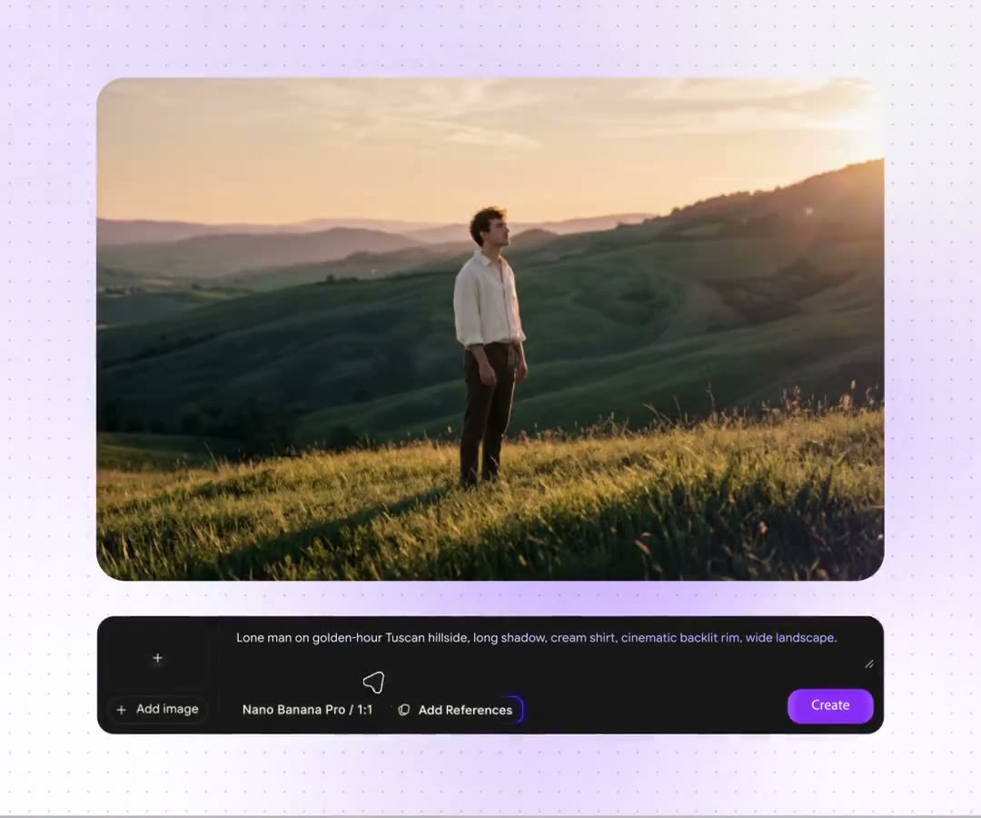 Generating an image from a written prompt in ImagineArt Image Studio